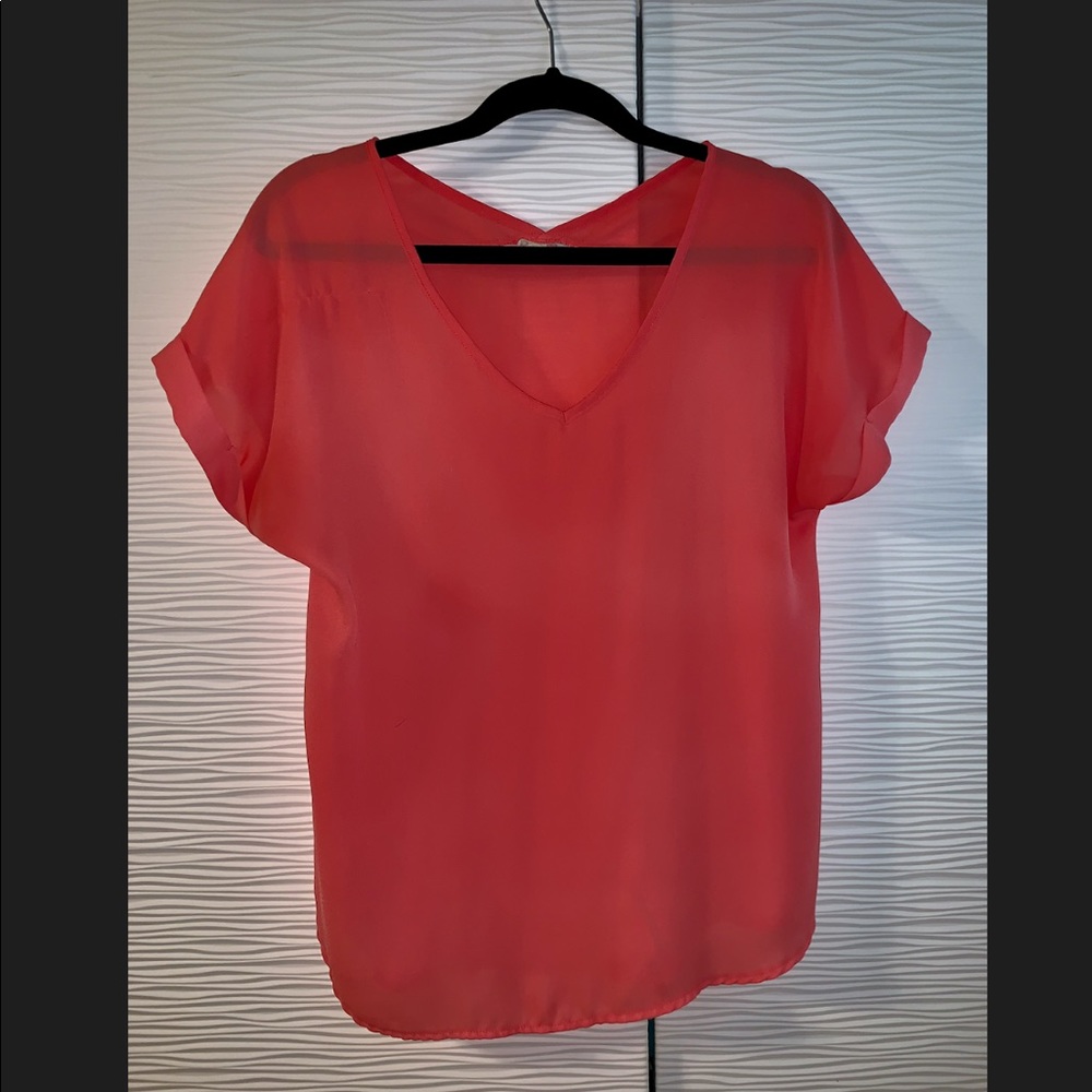 Pink Tunic Style Blouse